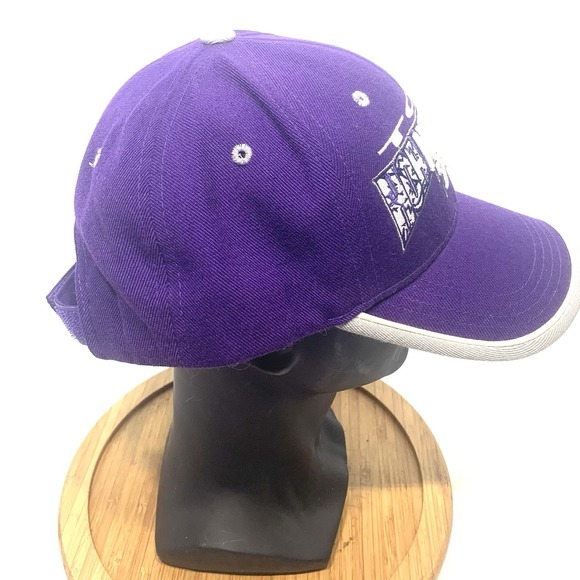 TCU Horned Frogs Hat Adjustable Top Of The World Embroidered Logo Purple - Picture 3 of 9